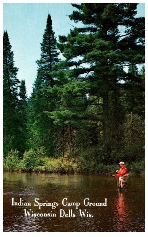 Wisconsin  Dells , Indian Springs Camp Ground , Fly Fishing