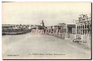 Old Postcard Oudjda Camp Main Entree