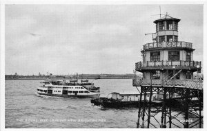 uk51092 royal iris leaving brighton pier real photo uk