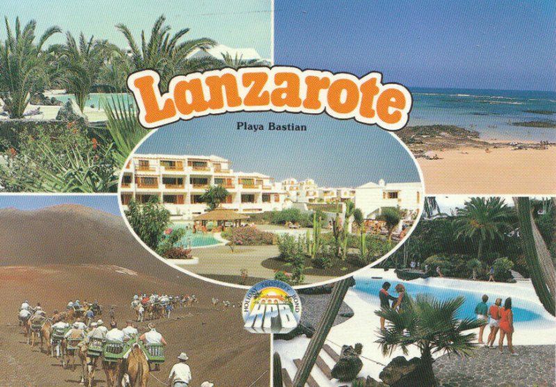 Spain Postcard - Lanzarote - Playa Bastian - Ref TZ5284