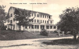 Leonards Bridge Connecticut The Grand Lake Hotel Vintage Postcard AA65755