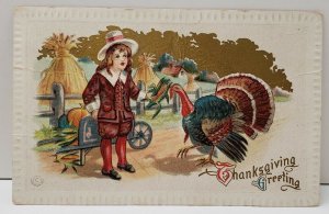 Thanksgiving Greeting Athol Massachusetts 1911 Postcard B14