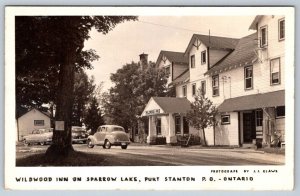 Wildwood Inn, Sparrow Lake, Port Stanton Ontario Canada, Real Photo Postcard RP