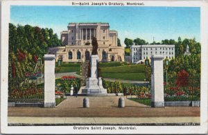 Canada Quebec Montreal Saint Joseph's Oratory Vintage Postcard C220