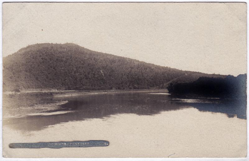 1907-15 RPPC Tunkhannock PA Susquehanna River Wyoming RARE REAL PHOTO Postcard