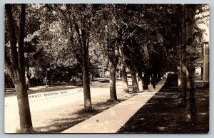 Wisconsin RPPC Real Photo Postcard - Main Street - Brandon