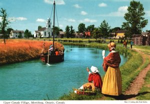 Postcard Upper Canada Village Restored Buildings Morrisburg Ontario Canada