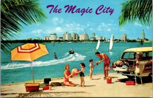 Florida Miami Skyline View The Magic City