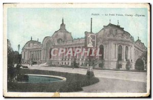 Old Postcard Paris Petit Palais Champ Elysees