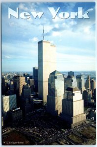 Postcard - Aerial view of the World Trade Center - New York City, New York