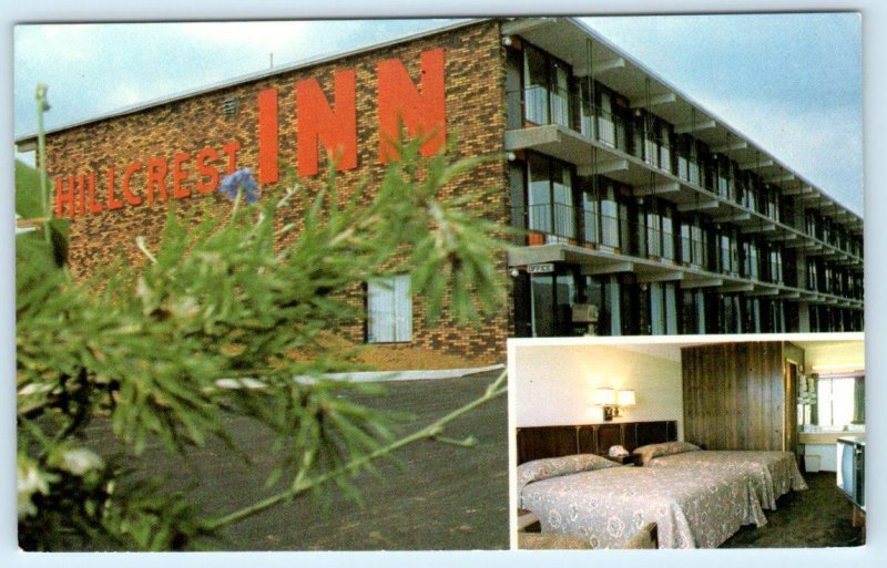 WHITE PINE, Tennessee TN ~ Roadside Motel HILLCREST INN  Postcard