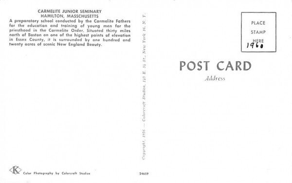 Carmelite Junior Seminary Hamilton, Massachusetts