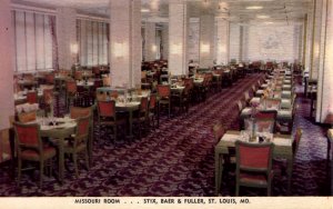 St. Louis, Missouri - Dine at the Missouri Room - Stix, Baer & Fuller Restaurant