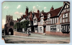 LEICESTER Hospital WARWICK ENGLAND UK Postcard