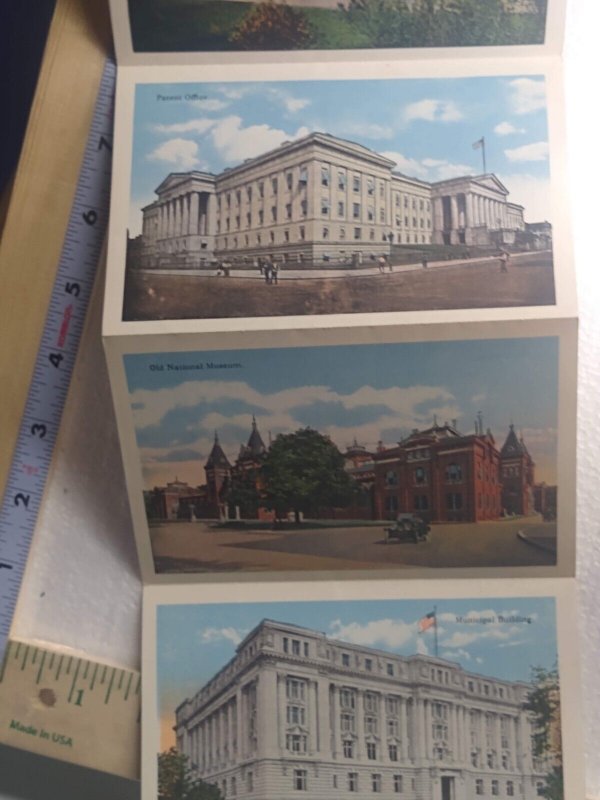 Postcard Folder White House, Greetings from Washington, District of Columbia