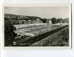 402407 AUSTRIA Baden near Vienna beach pool Vintage postcard