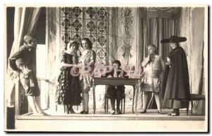 Old Postcard CARTE PhotoLe Barber of Seville Edith Croubez Helene Guillo Mari...