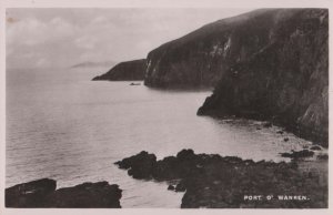 Port O Warren Dalbeattie Dumfries and Galloway Real Photo Postcard