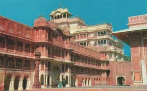 India Jaipur City Palace Vintage Postcard 08.89