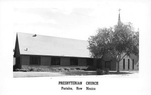 Presbyterian Church real photo - Portales, New Mexico NM