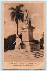 Monumento A Jose Marti Cienfuegos Cuba Postcard (P33)