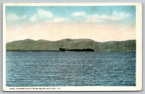 Lake Champlain From  Burlington  Vermont   Postcard