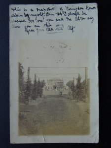 Oxfordshire FARINGDON HOUSE shows Rose Arch c1903 Rare & Unique RP Postcard