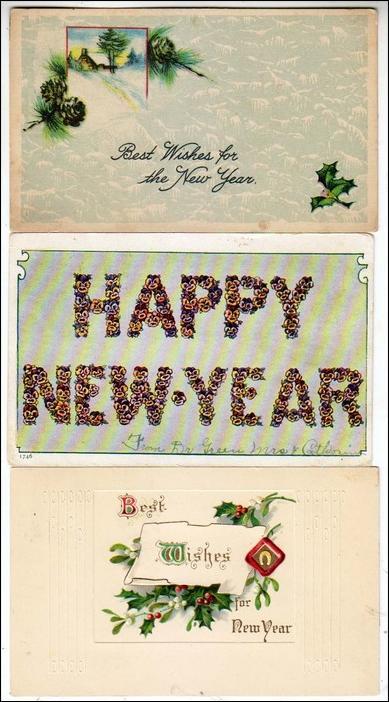 New Years - 3 Cards