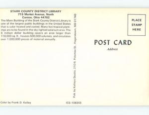 Unused Pre-1980 LIBRARY SCENE Canton Ohio OH d6019