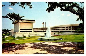 Postcard LIBRARY SCENE Austin Texas TX AR1681