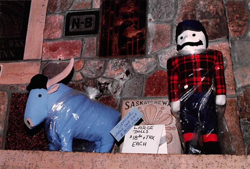 Paul Bunyan and Babe - Bemidji, Minnesota, camera photograph