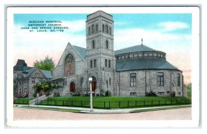 ST. LOUIS, Missouri MO ~ Scruggs Memorial METHODIST CHURCH 1920s-30s Postcard