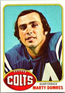 1976 Topps Football Card Marty Domres Baltimore Colts sk4320