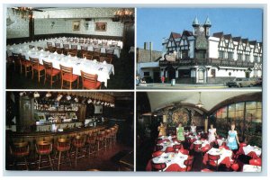 c1960's Old Prague Restaurant Cicero Illinois IL Vintage Multiview Postcard