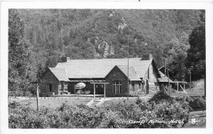 Postcard RPPC 1930s California Porterville Tulare Camp Nelson Hotel CA24-3444