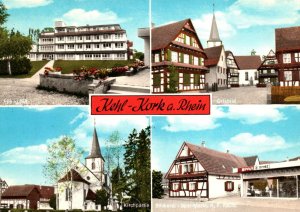 VINTAGE CONTINENTAL SIZE POSTCARD KEHL-KORKE ON RHEIN GERMANY