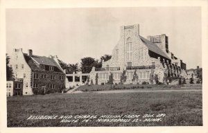 RPPC, Minneapolis, MN Minnesota  MISSION FARM Residence~Chapel ca1940's Postcard