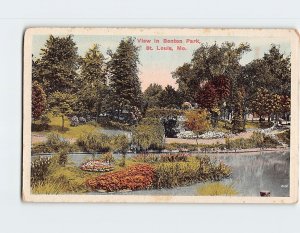 Postcard View in Benton Park, St. Louis, Missouri