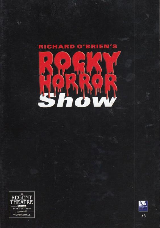 The Rocky Horror Picture Show Stoke On Trent 2007 Richard O'Brien Live Programme