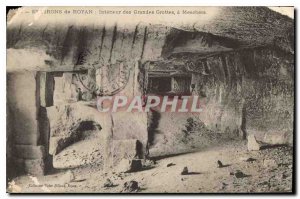 Old Postcard surroundings Royan Interior Grandes Caves in Meschers