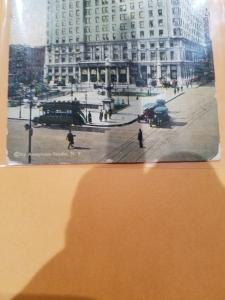 Antique Postcard, Plaza Hotel and Fountain, New York City