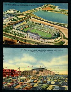 B48 Soldier's Field Museum, Int. Amphitheatre Sirlon Club 100s of AUTO'S 1950s