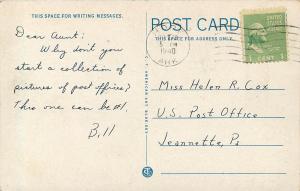 1920s Postcard; Post Office, Hope AR Hempstead County posted