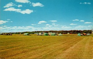 Canada New Brunswick Camping Grouns At Parlee Beach Provincial Park At Pointe...