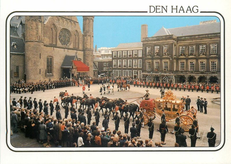 Postcard Netherlands Holland Den Haag ceremony palace