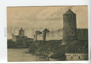 437310 ESTONIA NARVA medieval fortress Vintage postcard