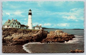 Portland Head Lighthouse~Cape Elizabeth ME~Gave Name To Portland~Vintage PC