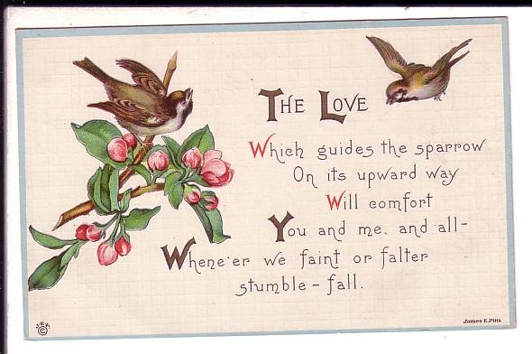 The Love, Spiritual Poem, Sparrows