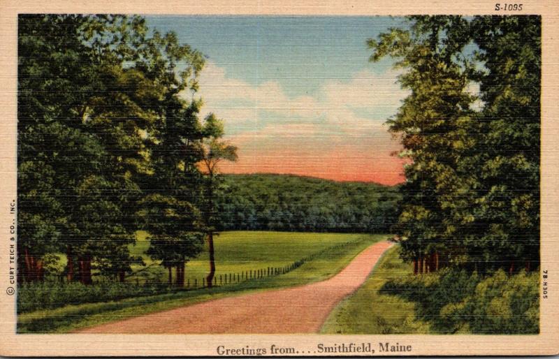 Maine Greetings From Smithfield Curteich