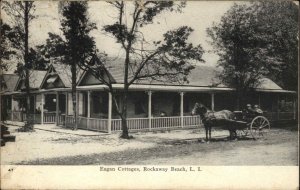 Rockaway Beach Long Island New York NY Eagan Cottages c1910 Postcard
